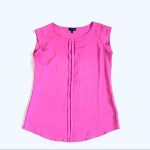 The Limited pink pleated top
